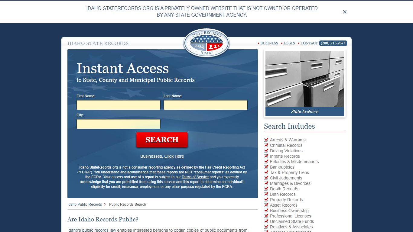 Idaho Public Records | StateRecords.org
